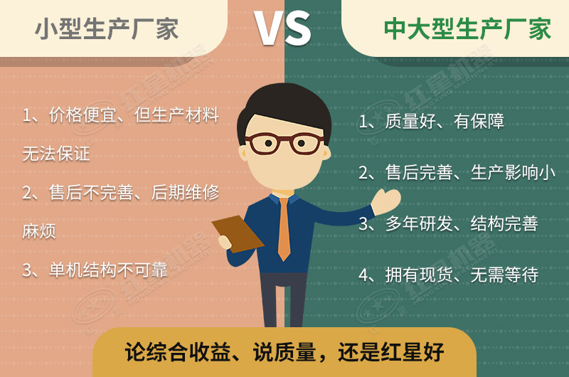 大小廠(chǎng)家優(yōu)勢(shì)不同