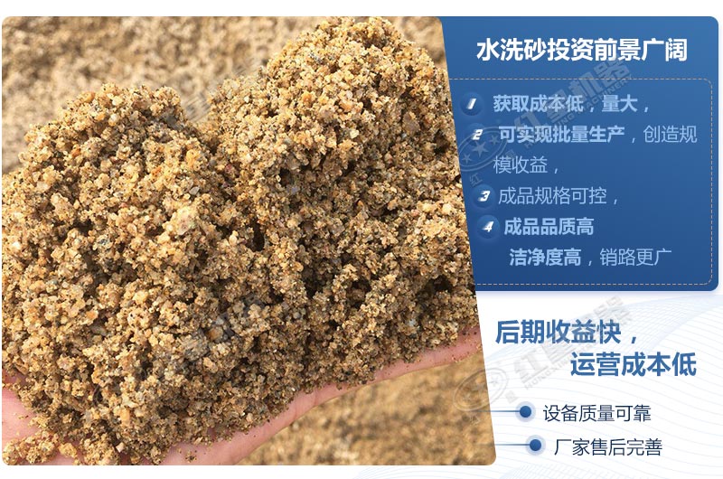 石粉洗出來的砂怎么樣？洗沙設備多少錢一臺？