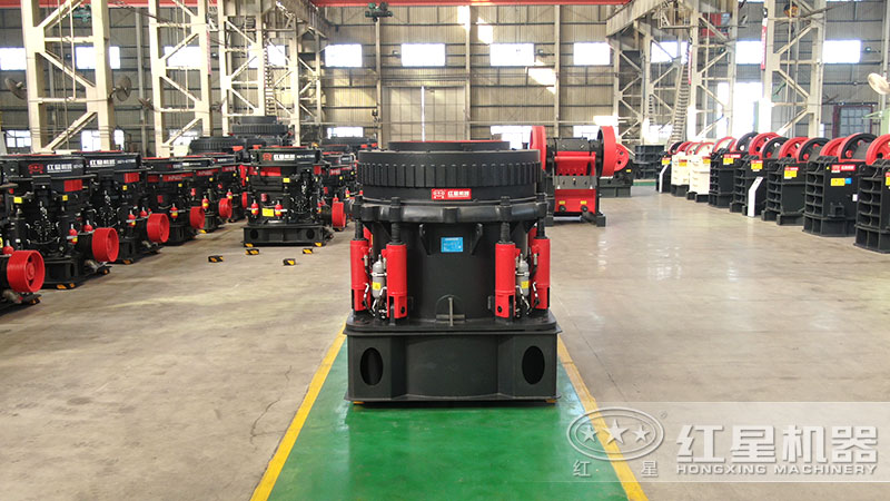 300型圓錐破碎機型號及參數(shù)，一小時能生產(chǎn)多少噸石子？